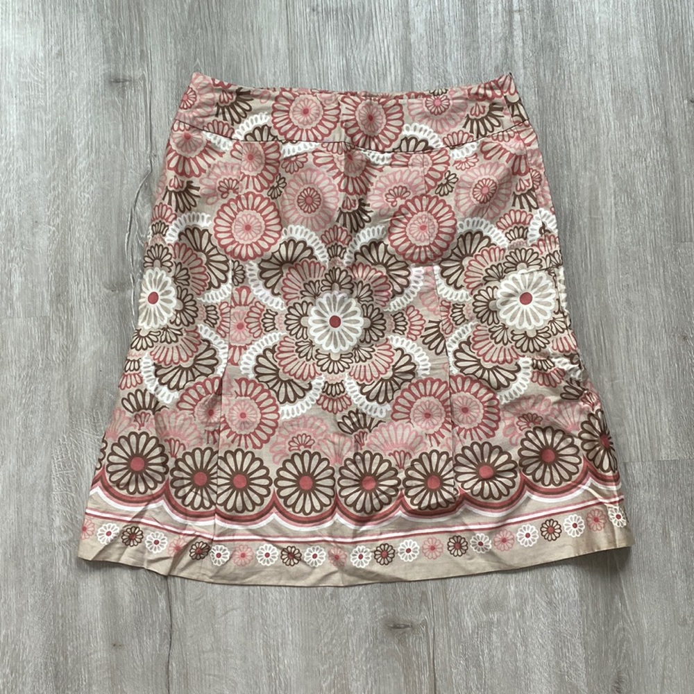 Vintage LOFT floral skirt
